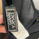  Lifetime Gianni Versace Inky Black Slinky Silk Gown Fit For a Goddess LABEL 4 of 4