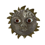 Mystery Crazy Eyes Sun Brooch FRONT  1 of 3