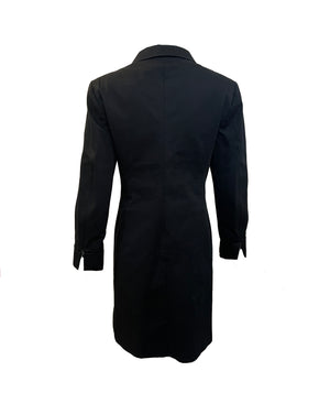 Costume National Early 200s  Black Modern "Tailcoat" BACK 3 of 5