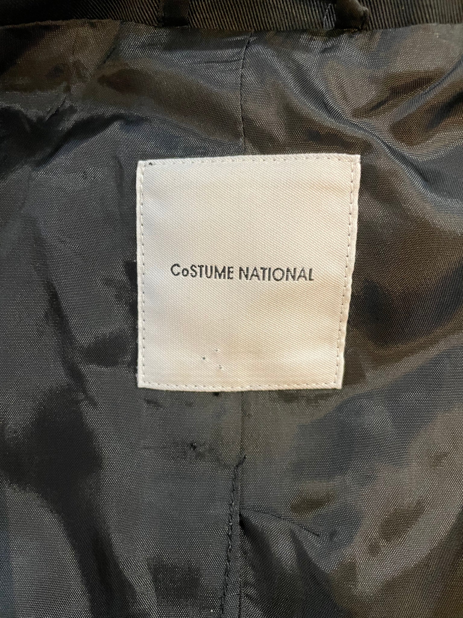 Costume National Early 200s  Black Modern "Tailcoat" LABEL 5 of 5