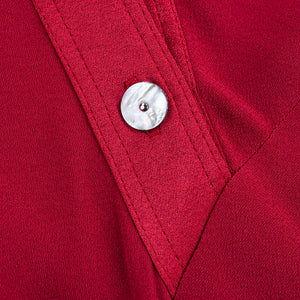 Vintage PEARCE-FIONDA 90s  Red Crepe Bias-Cut Maxi Dress, detail 1