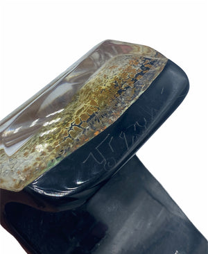 Vigneri Lucite and Resin Chunky Bangle SIGNATURE 3 of 3
