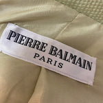 Balmain Haute Couture Mint Green Suit with Embroidery LABEL 6 of 6