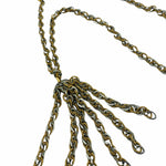 YSL 70s Two Tone Chain Belt with Fringe TASSLE 2 of 3