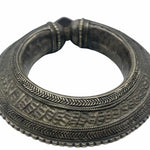 Yemeni Alloy Repousse Cuff Bracelet BACK 2 of 5