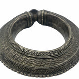 Yemeni Alloy Repousse Cuff Bracelet BACK 2 of 5