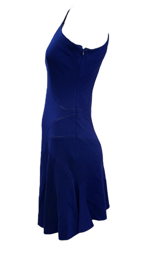 Azzedine Alaia 90s Electric Blue Body Con  Mini Dress SIDE 2 of 6