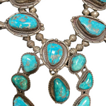 Morenci Mines  Mid 20th Century Turquoise Squash Blossom Necklace PENDANT 3 of 4