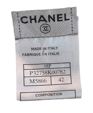 Chanel Contemporary Cashmere Wordy Sequin Cardigan LABEL 5 of 5