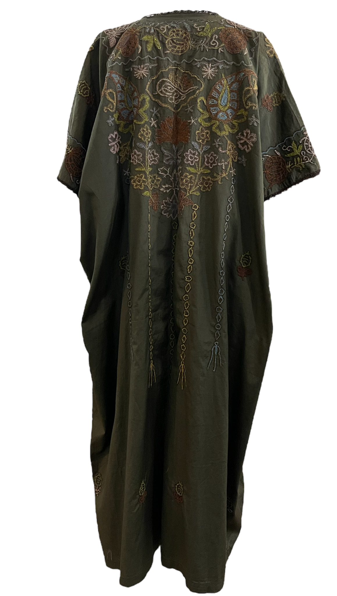  Ottoman Turkish Early 20th Century Embroidered Robe BACK 3 of 6