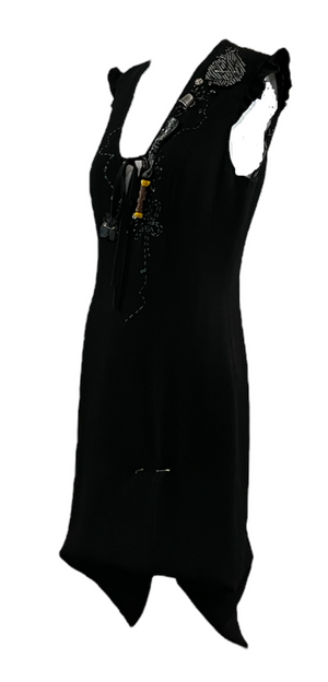 Moschino Early 2000s Little  Black "Tailored"  Dress  SIDE 2 of 8