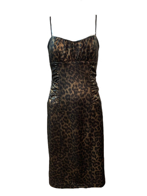 D&G  Leopard Print Body Con Dress FRONT 1 of 6