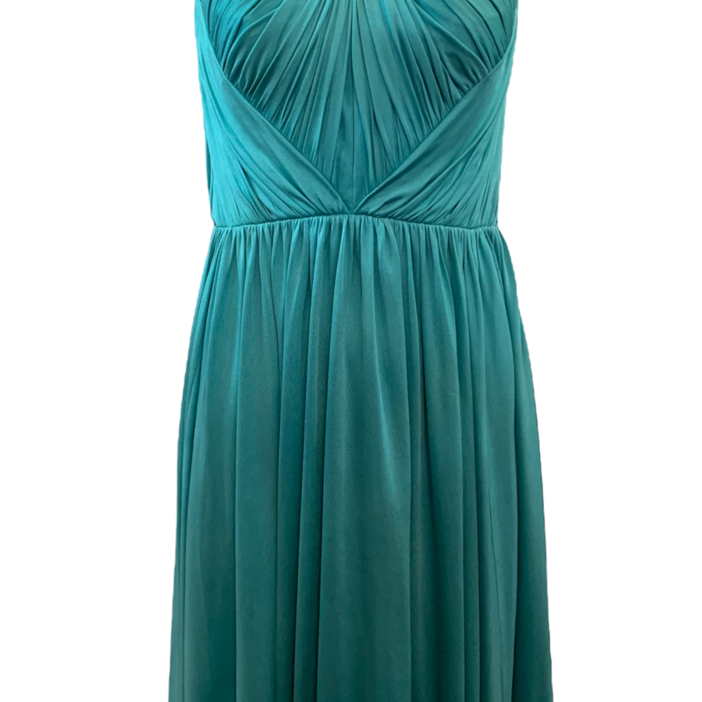 John Galliano for Dior Aqua Silk Jersey Cocktail Dress FRONT 1 of 6