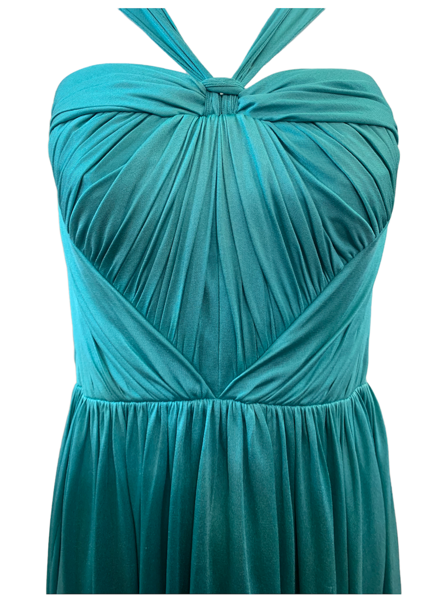John Galliano for Dior Aqua Silk Jersey Cocktail Dress  DETAIL 4 of 6