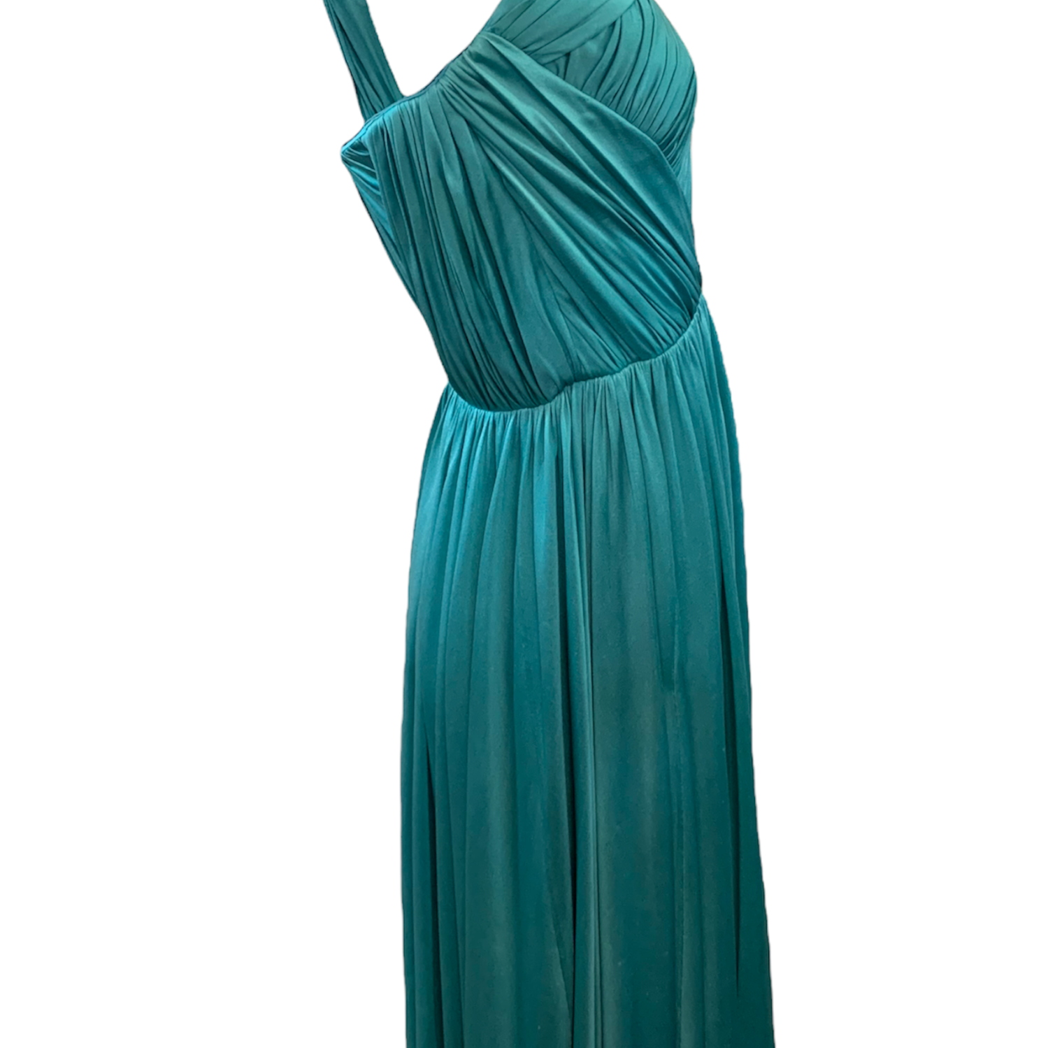 John Galliano for Dior Aqua Silk Jersey Cocktail Dress SIDE 2 of 6