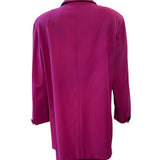 Versace 90s Purple Ensemble of Oversized Jacket and Mini Skirt BACK 3 of 6