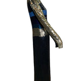  Pierre Cardin 60s Striped Sequin Sheath Gown SIDE 2 of 5