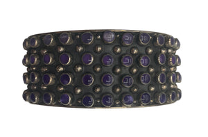 Claude Montana for Marie Paris Gilt Metal Lace Cuff Bracelet For
