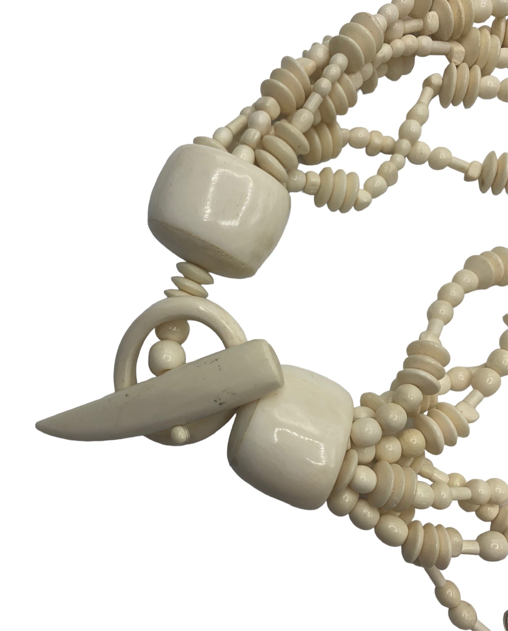 White Bone Beads (Large)