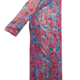 Norman Norell 60s Floral Lame Pantsuit Ensemble SIDE 2 of  8