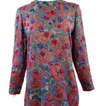 Norman Norell 60s Floral Lame Pantsuit Ensemble TOP 4 of 8