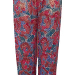 Norman Norell 60s Floral Lame Pantsuit Ensemble PANTS 6 of 8