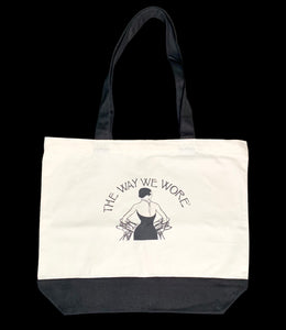  The Way We Wore LARGE tote bags FRONT 1  of one
