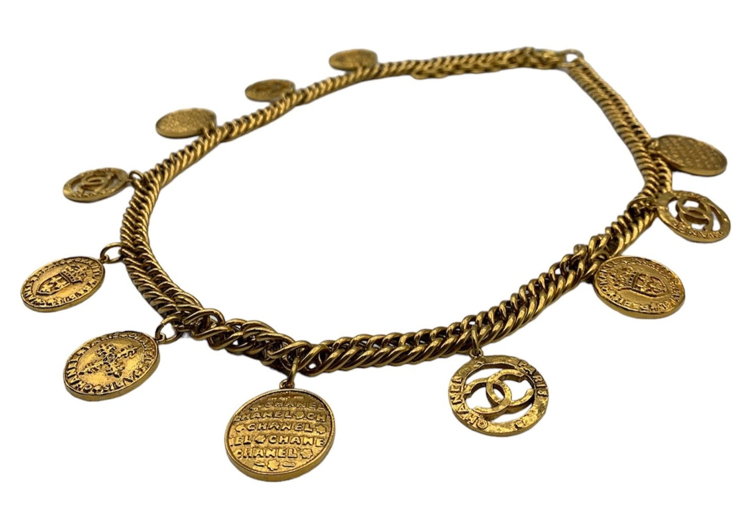 chanel gold charm bracelet