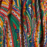 Moschino Couture Repita Juvant 1993 Paisley Hippie Dress DETAIL 5 of 7