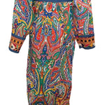 Moschino Couture Repita Juvant 1993 Paisley Hippie Dress BACK 3 of 7