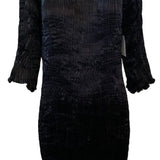 Patricia Lester 80 Black  Fortuny Style Pleated Two Piece Evening Ensemble  TOP 3 of 7