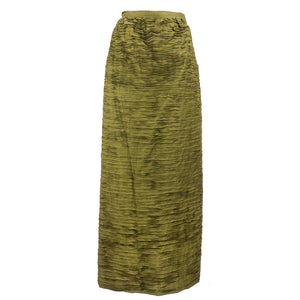 Vintage CONNOLLY 50s Deep Olive Green Evening Skirt