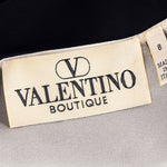 Vintage VALENTINO 90s Silk & Lace Evening Ensemble, label