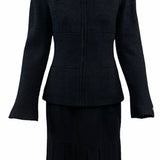 Chanel Contemporary Black Boucle Suit FRONT 1 of 8