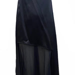  Lifetime Gianni Versace Inky Black Slinky Silk Gown Fit For a Goddess FRONT 1 of 4