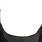  Lifetime Gianni Versace Inky Black Slinky Silk Gown Fit For a Goddess SHOULDER DETAIL 3 of 4