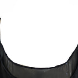  Lifetime Gianni Versace Inky Black Slinky Silk Gown Fit For a Goddess SHOULDER DETAIL 3 of 4