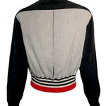  GUCCI Contemporary Bomber Style Jacket with Patches BACK 3 of 6