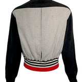  GUCCI Contemporary Bomber Style Jacket with Patches BACK 3 of 6