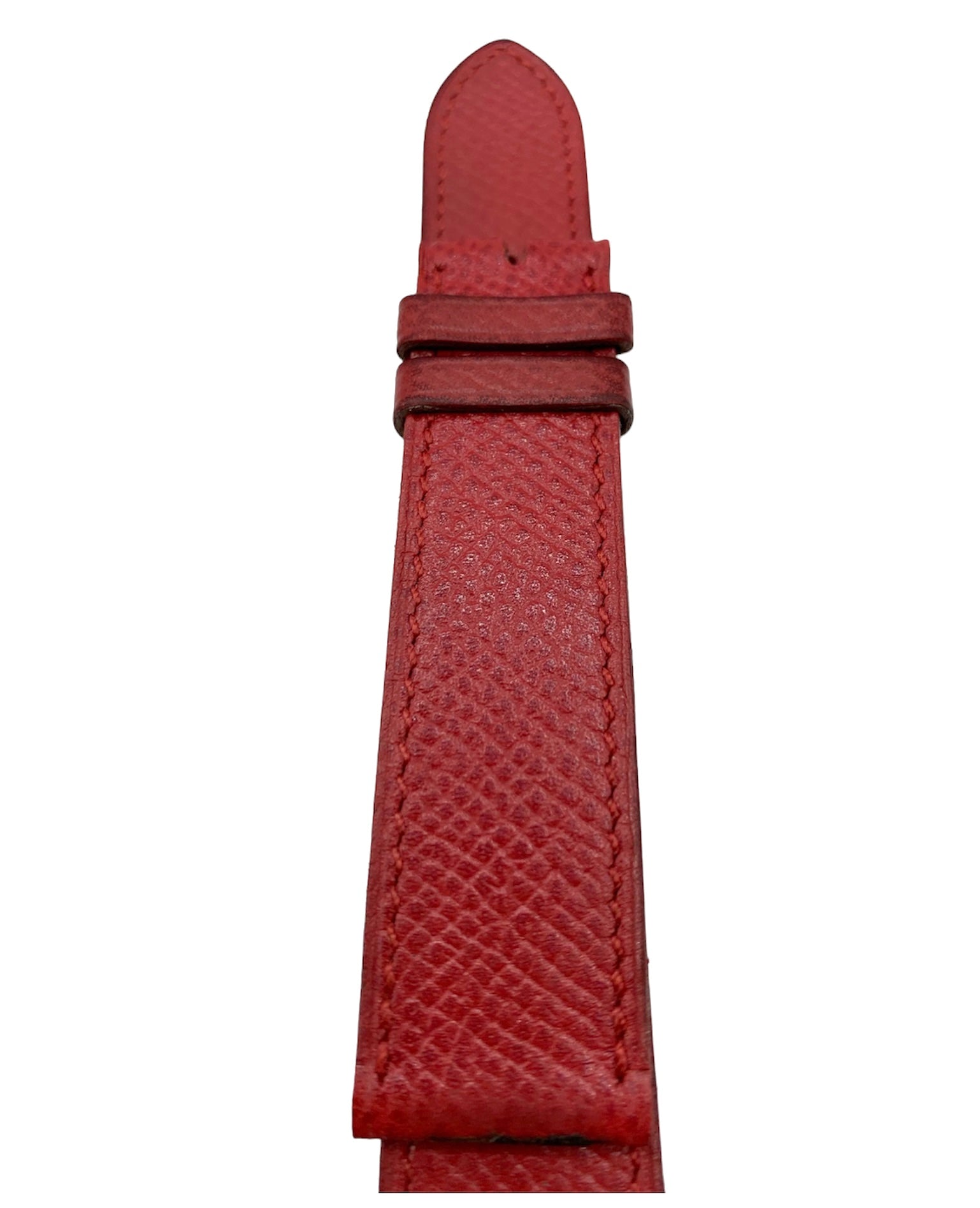 Classic Contemporary Hermes Logo Watch with Interchangable Red Band ALTERNATE BAND 5 of 7